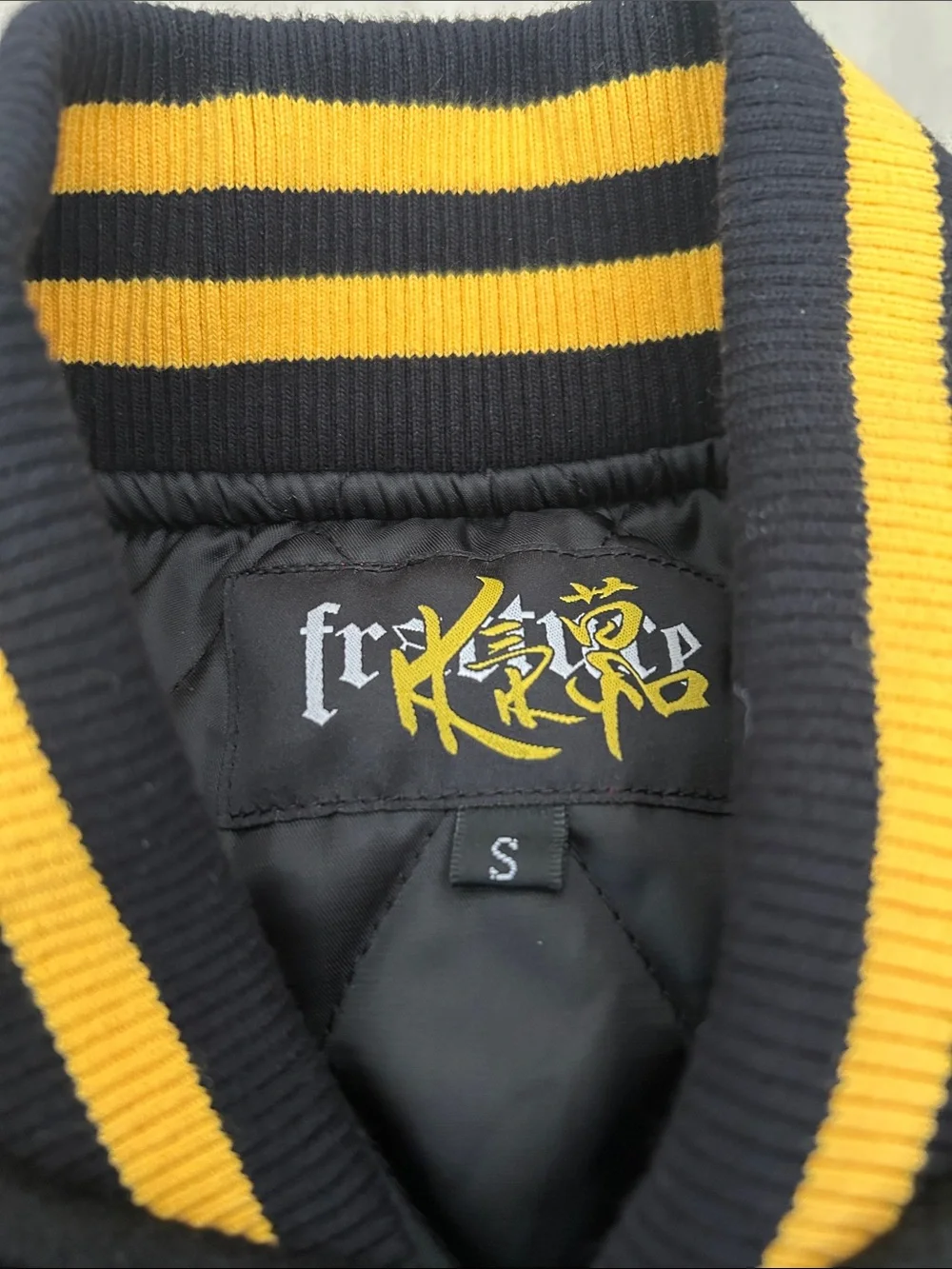 Black & Yellow Varsity Jacket